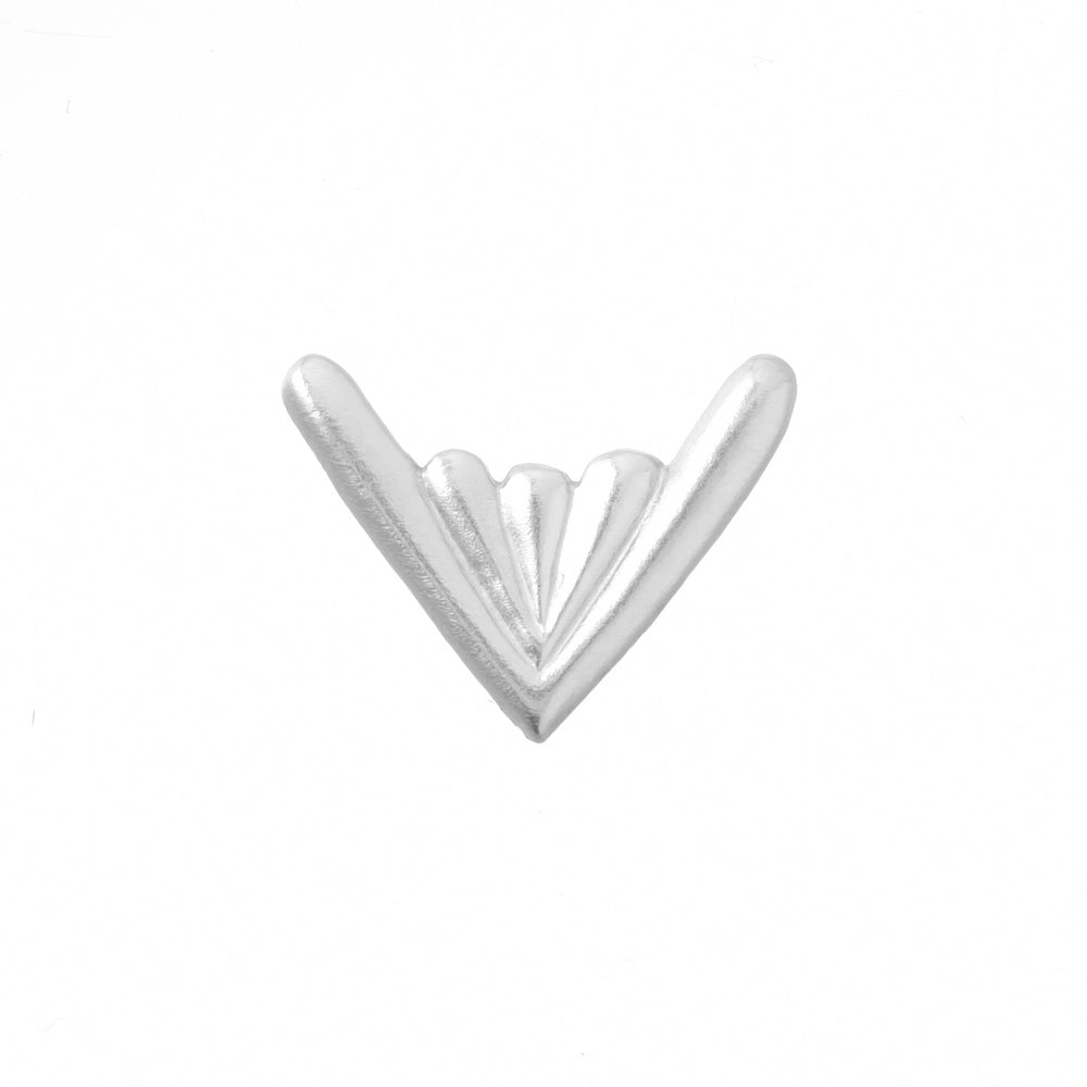 silver snowcap cabochon border