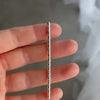 think textured silver shank blank