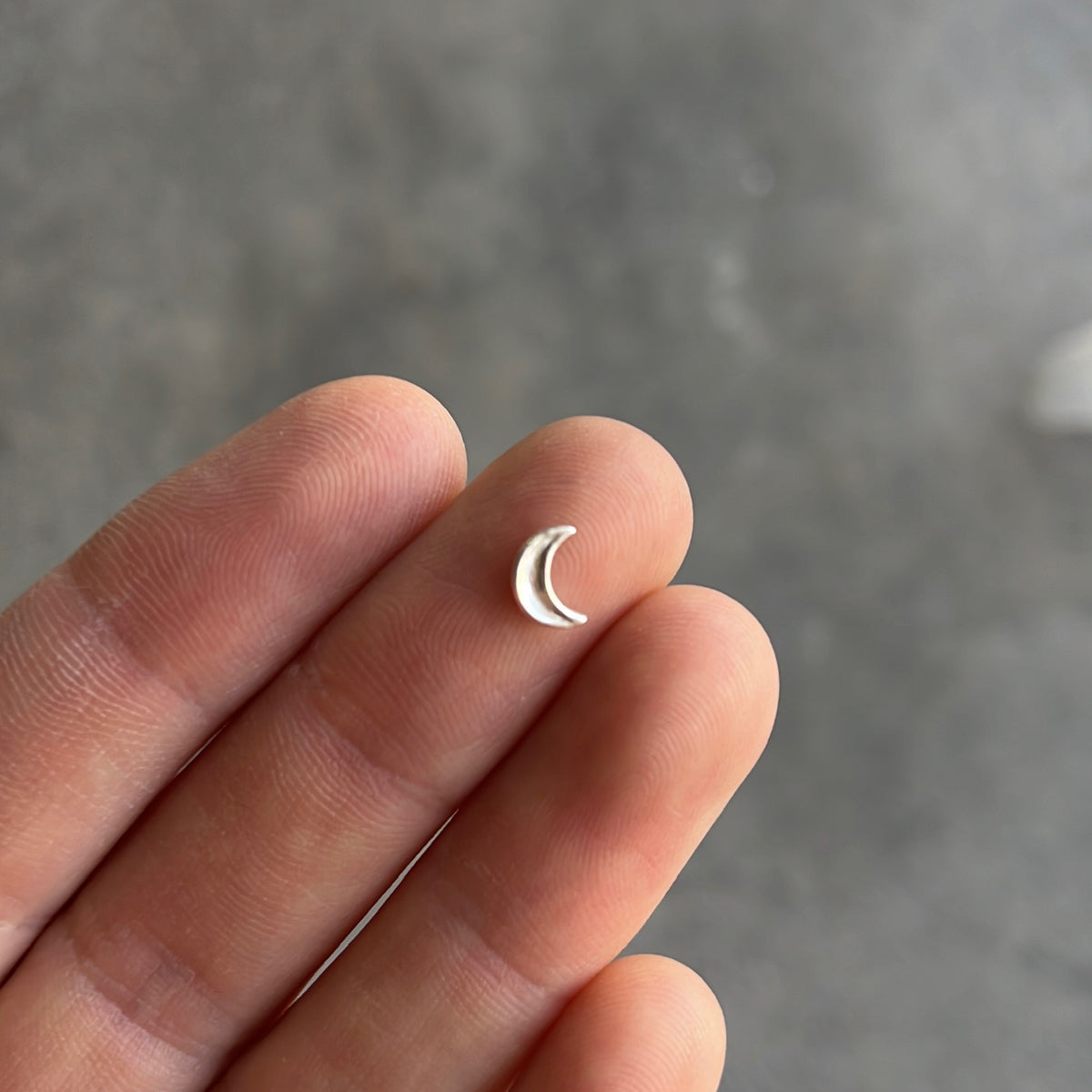 tiny silver moon