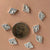 silver evil eye solderable accent