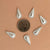 silver teardrop concho