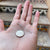 cast twig with dime for size reference 