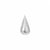 silver teardrop concho